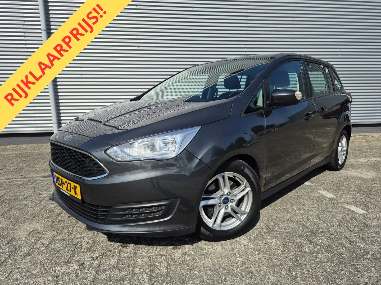 Ford Grand C-Max 1.0 Ambiente Airco,cruise,stoelverwarming,voorraam Grau - 1