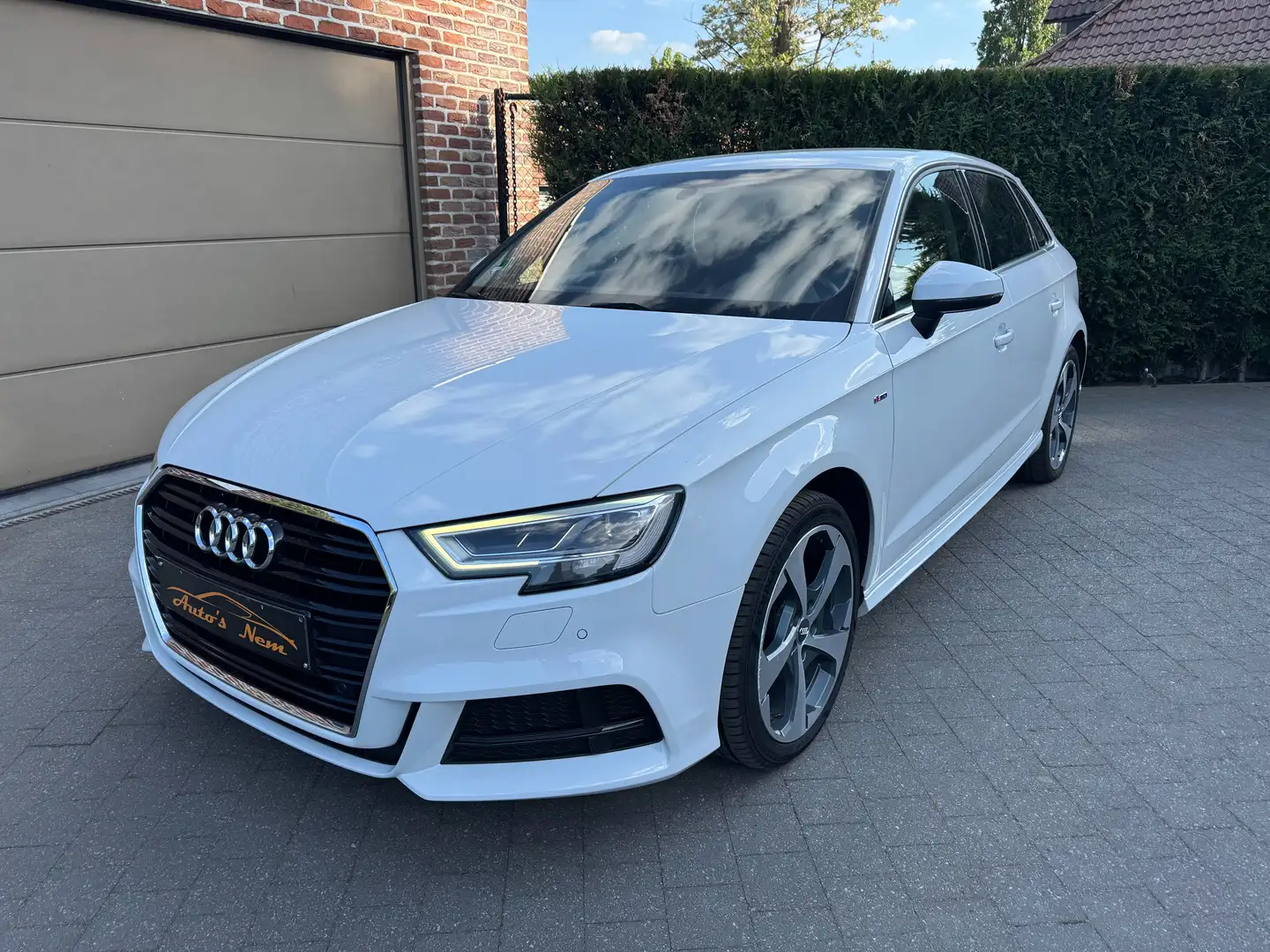 Audi A3 Sportback 30 TDi S-Line (EU6d-TEMP),GARANTIE,NAVI Blanc - 1