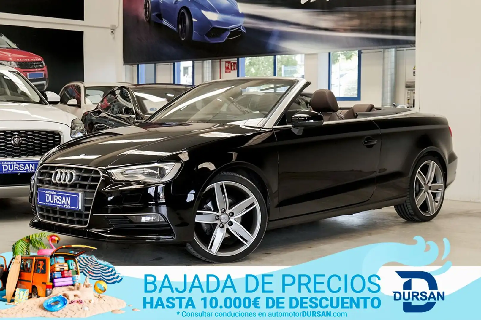 Audi A3 Cabrio 2.0TDI S tronic 110kW Schwarz - 1