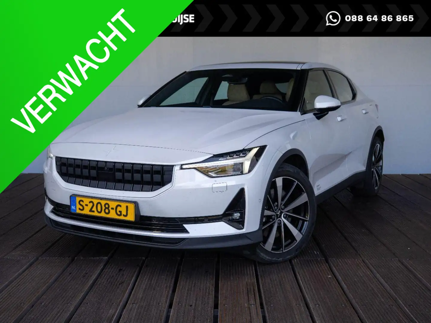 Polestar 2 Long Range Dual Motor Launch Edition 78kWh Wit - 1