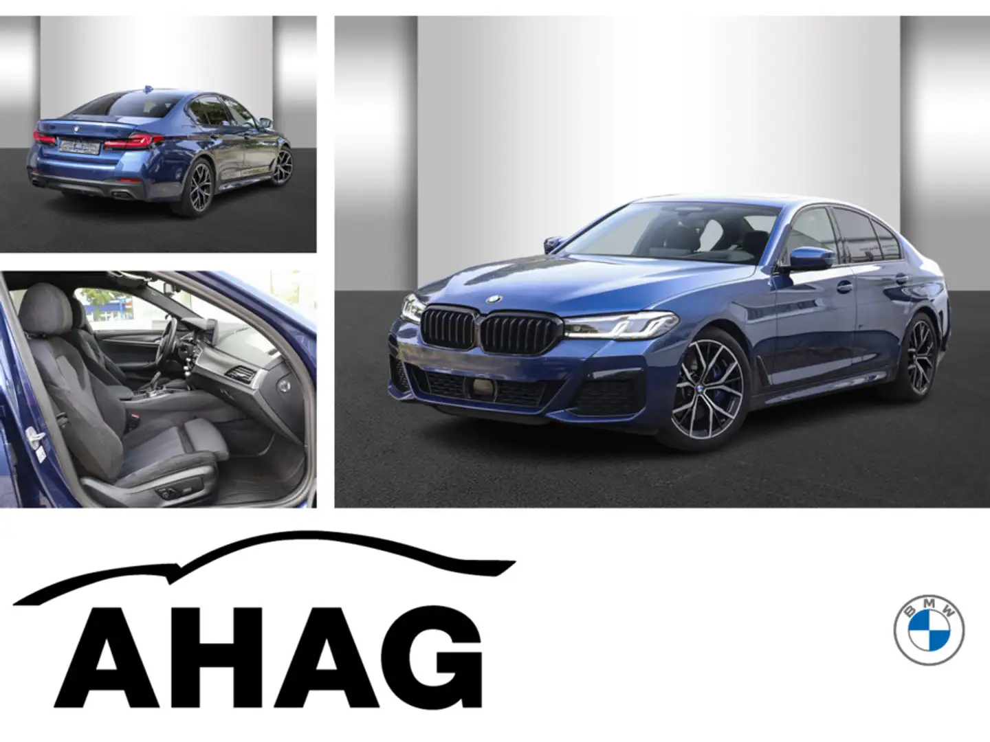 BMW 530 i M Sportpaket Sport Aut. Standheizung Bleu - 1