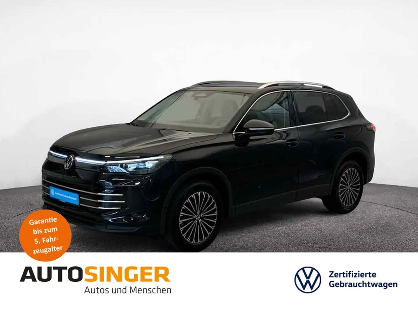 Volkswagen Tiguan Elegance TDI DSG 4M *AHK*NAV*MASSAGE*ACC* Schwarz - 1