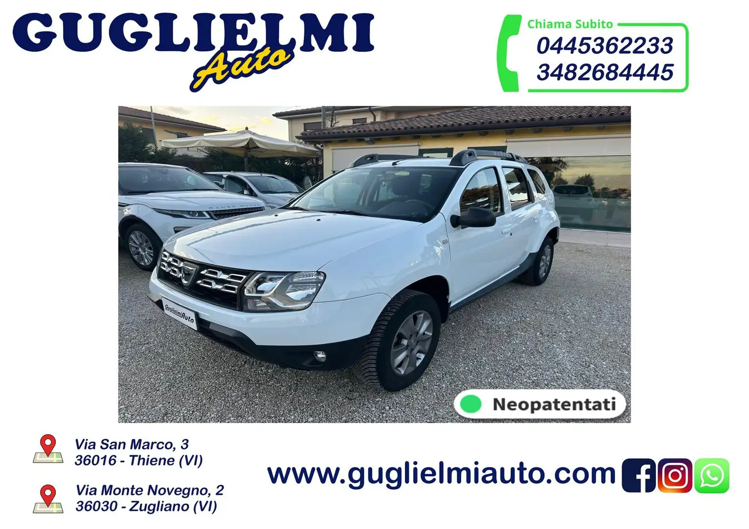 Dacia Duster Duster 1.6 110CV 4x2 GPL Rinnovato 2035 Lauréate Bianco - 1