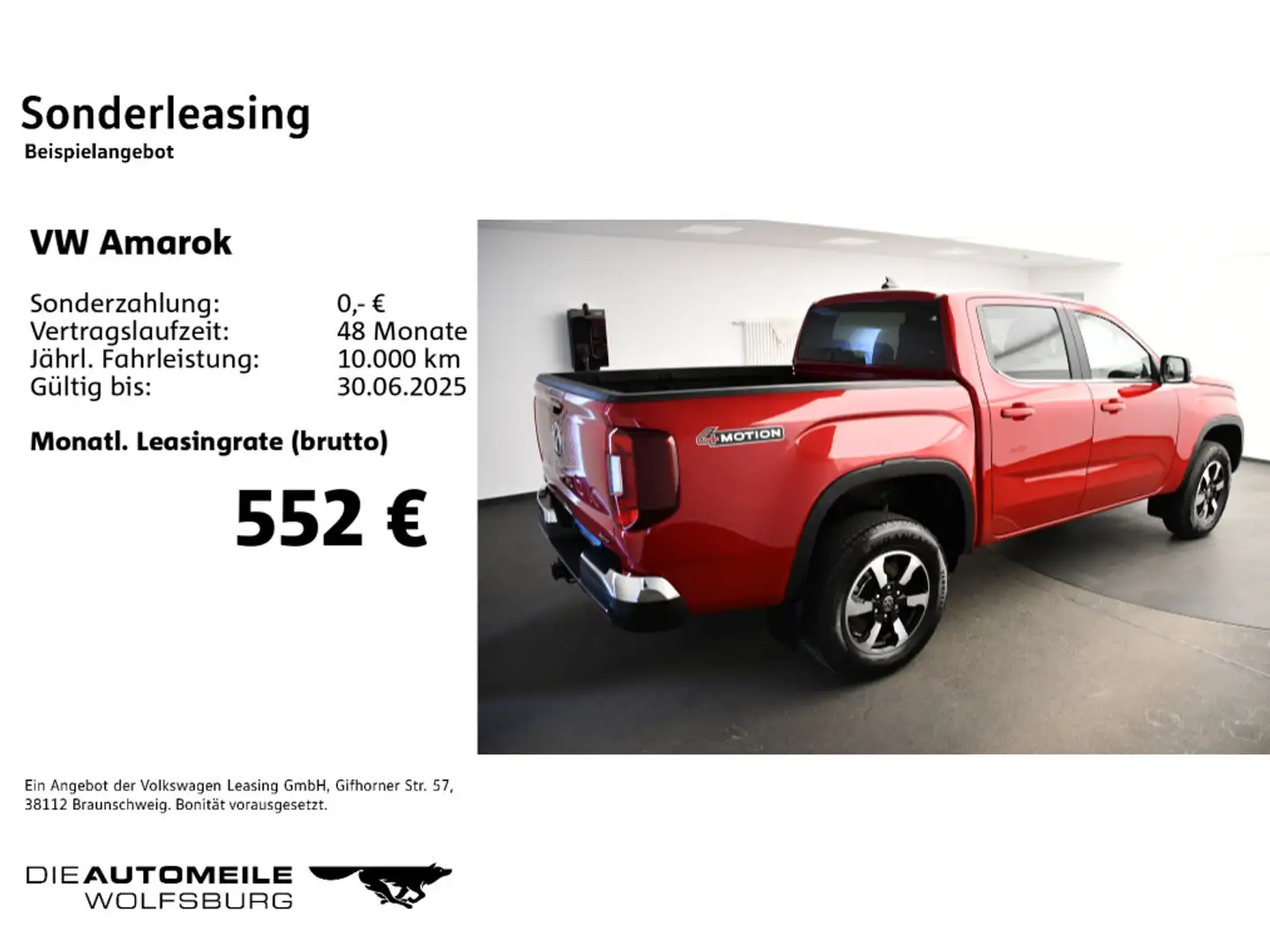 Volkswagen Amarok DC 3.0 TDI 4M Automatik Style Matrix/ACC/ Rouge - 2