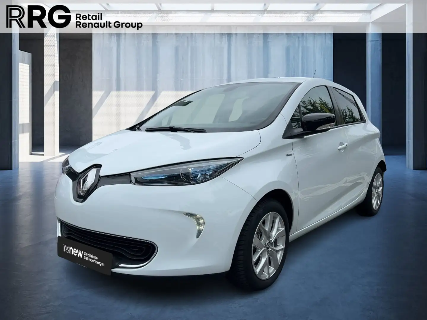 Renault ZOE LIFE Batteriekauf Option auf LIMITED Paket Weiß - 1