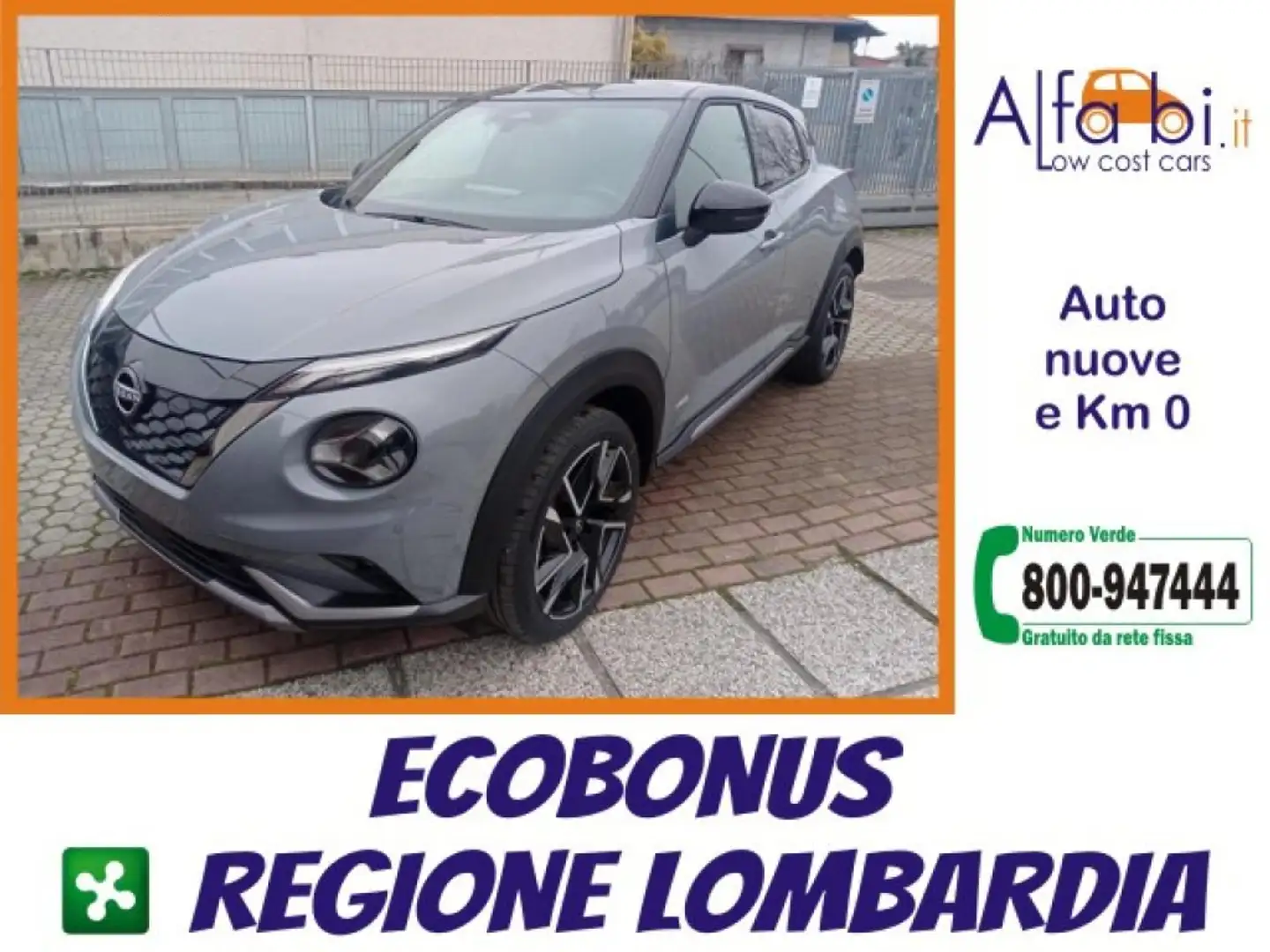 Nissan Juke 1.6 HEV 143CV 2WD Aut. N-Design Grigio - 1