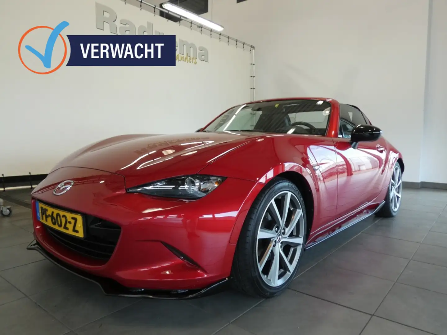 Mazda MX-5 RF 1.5 SkyAc-G 131 GT-M Aero pack Verlaagd 18 inch Rot - 1
