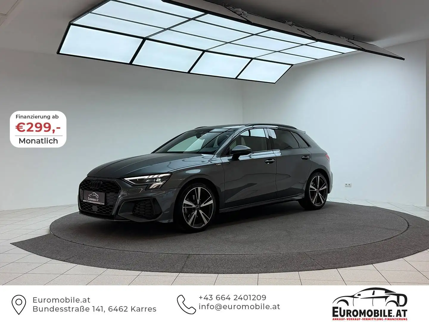 Audi A3 35 TFSI S line *LED*18-ZOLL*KEYLESS*AMBIENTE* Grau - 1