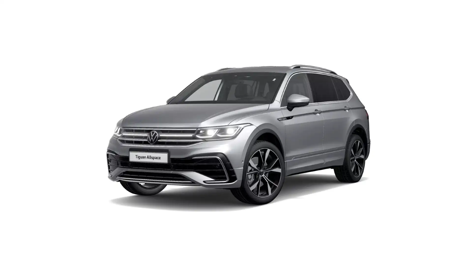Volkswagen Tiguan Allspace R-Line 2.0 TDI DSG 4M STHZG AHK Zilver - 2