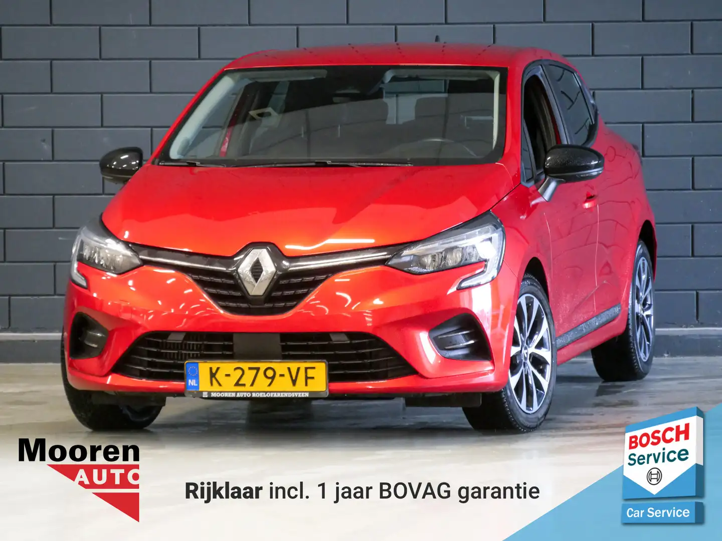 Renault Clio 1.0 TCe Zen | LEDER | NAVIGATIE | Rood - 1