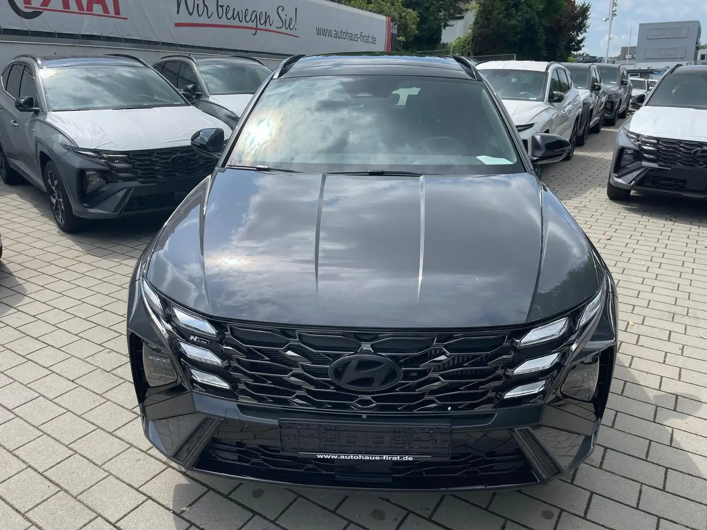 Hyundai TUCSON N-Line 1,6 T-Gdi Pano/Schiebedach/LED /NAVI/ R-KAM Grau - 2
