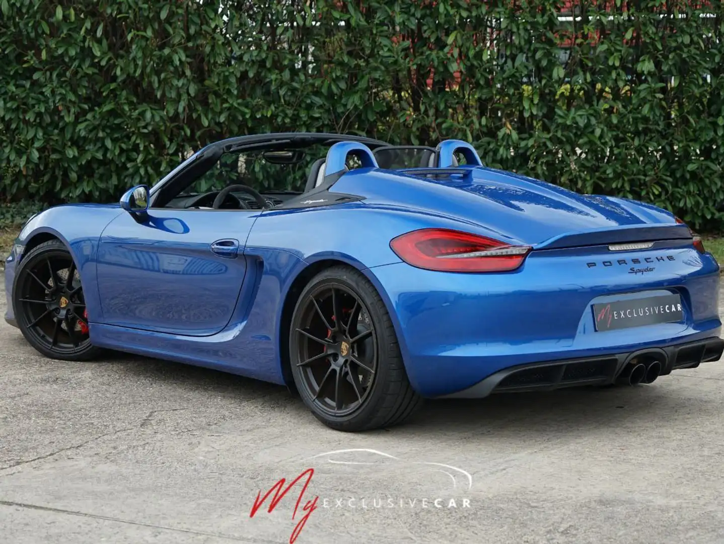 Porsche Boxster 981 Boxster Spyder 3.8i 375 ch Superbe Bleu Saphir Blau - 2