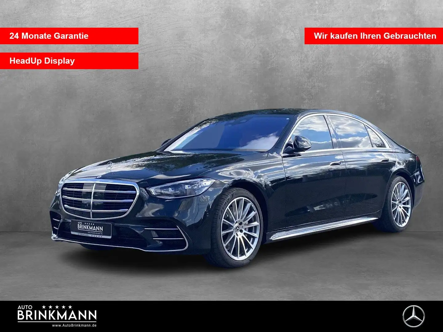 Mercedes-Benz S 580 S 580 e 4MATIC lang AMG-LINE/PANO/360°KAM/HUD SHZ Schwarz - 1