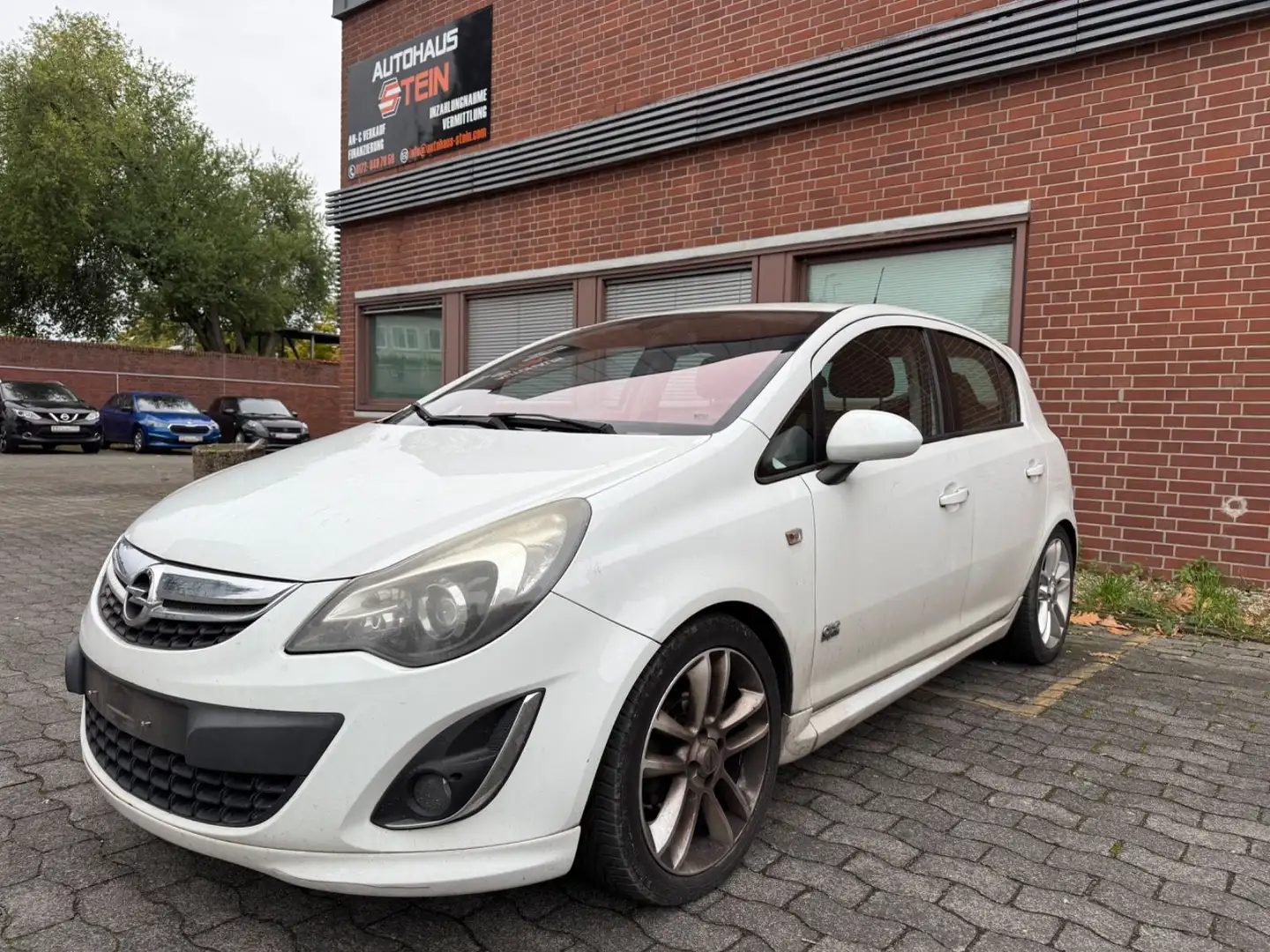 Opel Corsa D OPC *T.LEDER*2.HAND*PDC*SHZ*KLIMAUTOM* Blanc - 1
