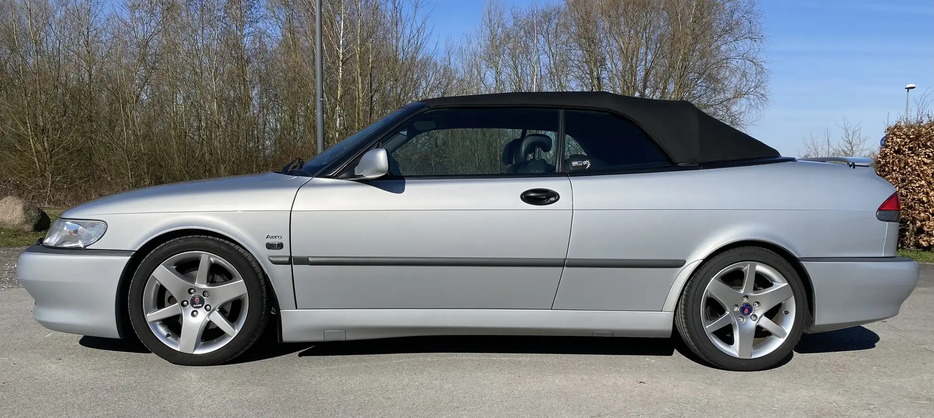 Saab 9-3 2.0i Turbo Cabrio Aero Srebrny - 1