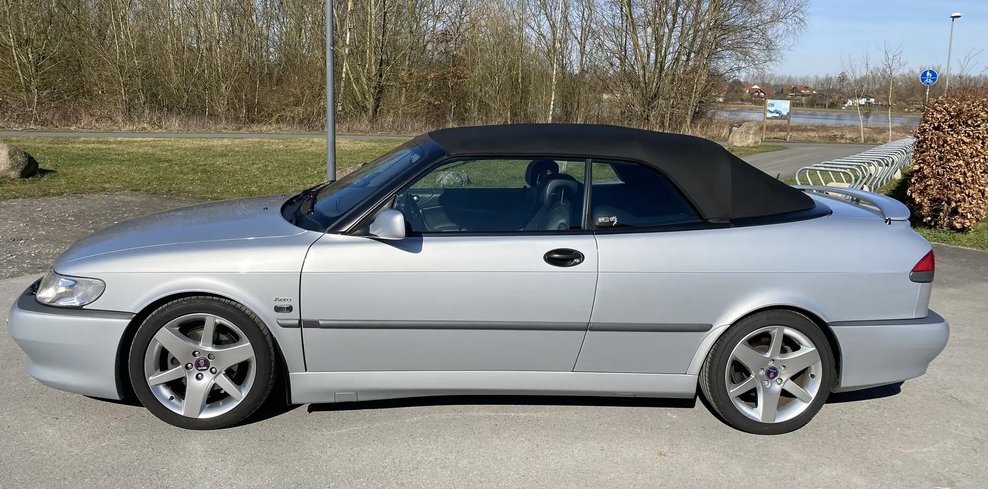 Saab 9-3 2.0i Turbo Cabrio Aero Srebrny - 2