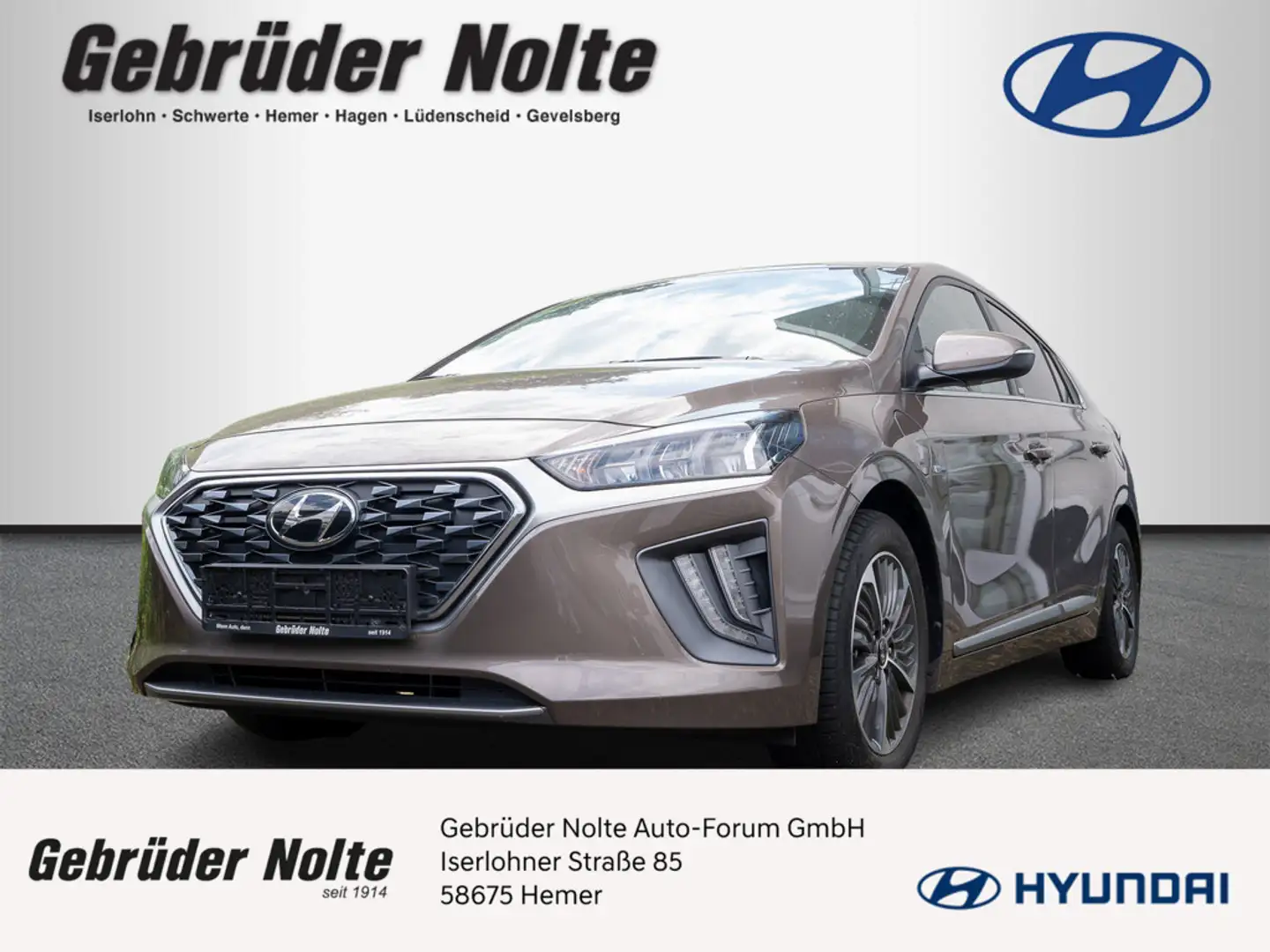 Hyundai IONIQ Plug-in-Hybrid 1.6 GDI Style ACC LED Bronce - 1