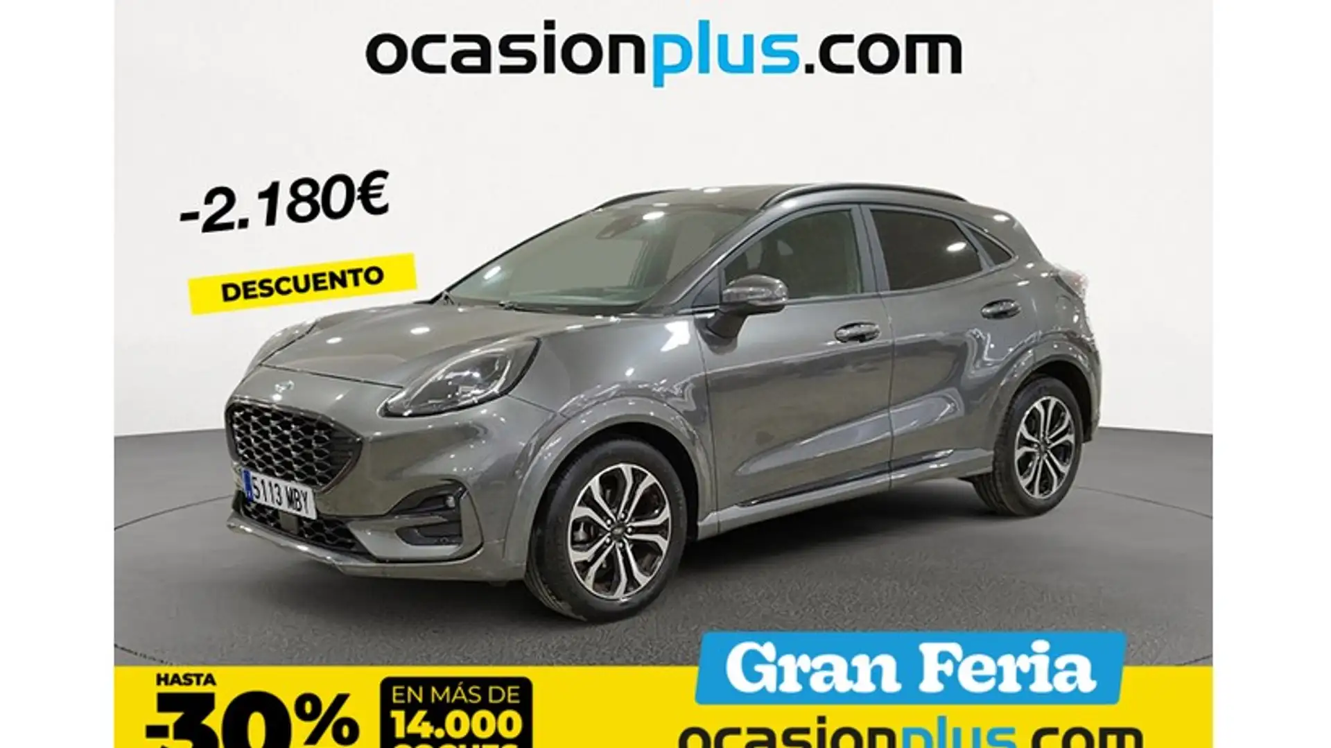 Ford Puma 1.0 EcoBoost MHEV ST-Line Aut. 125 Grigio - 1