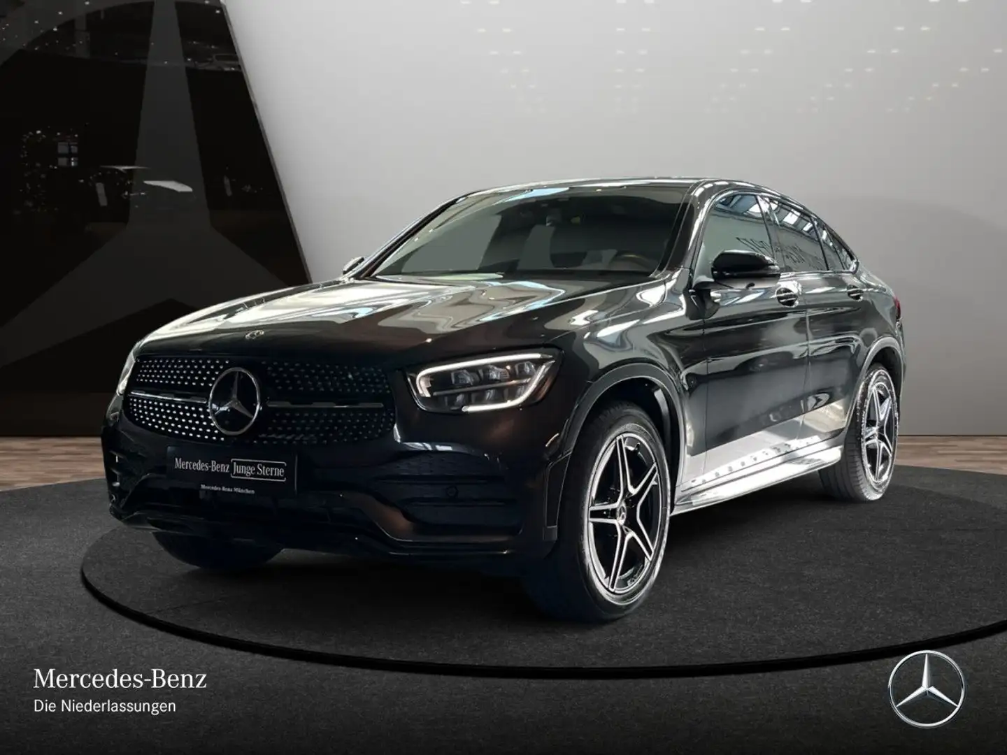 Mercedes-Benz GLC 300 d Coupé 4M AMG+NIGHT+360+LED+STHZG+9G Gris - 2