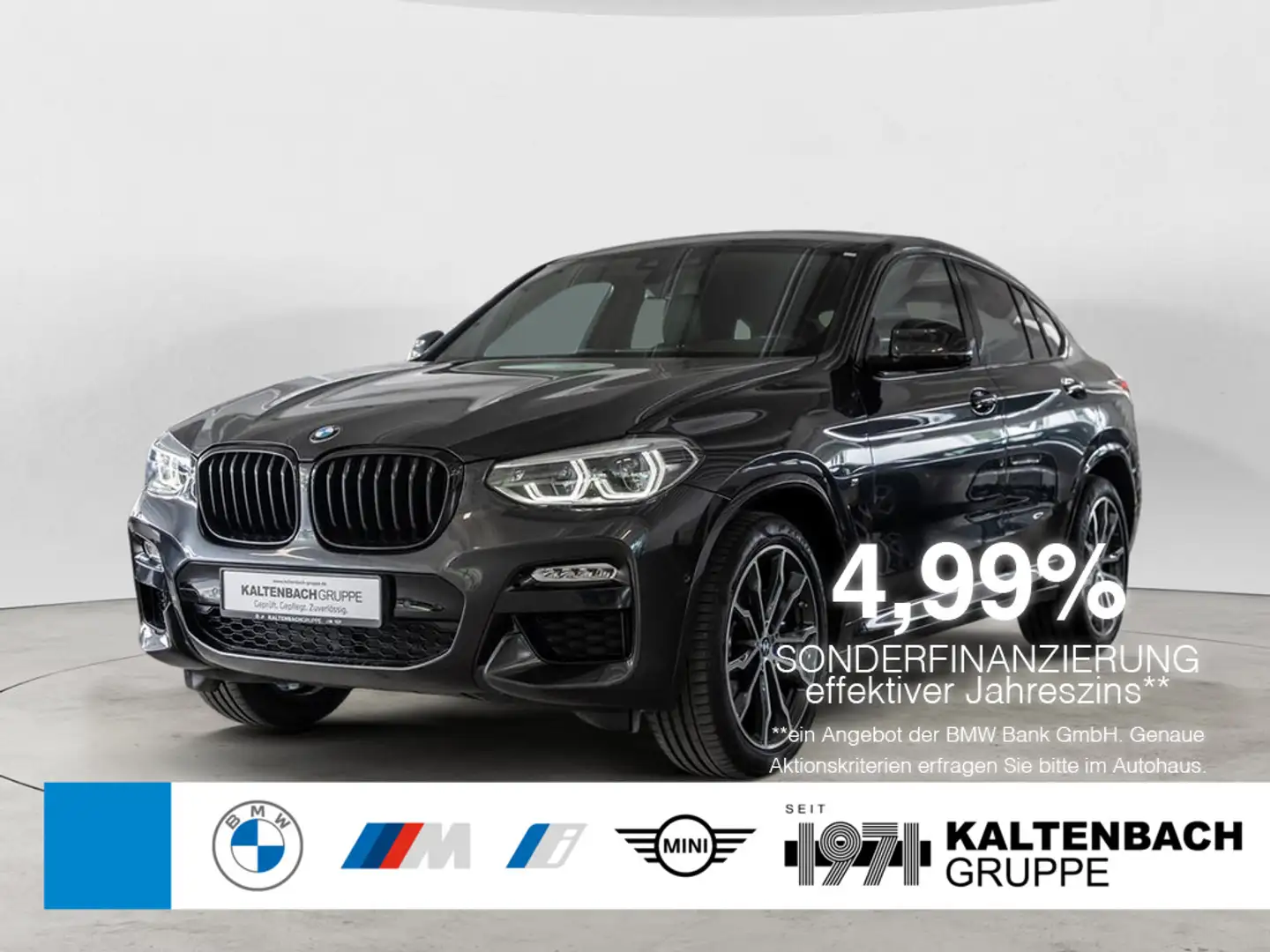 BMW X4 xDrive 30i M-Sportpaket AHK HUD LED W-LAN Grigio - 1