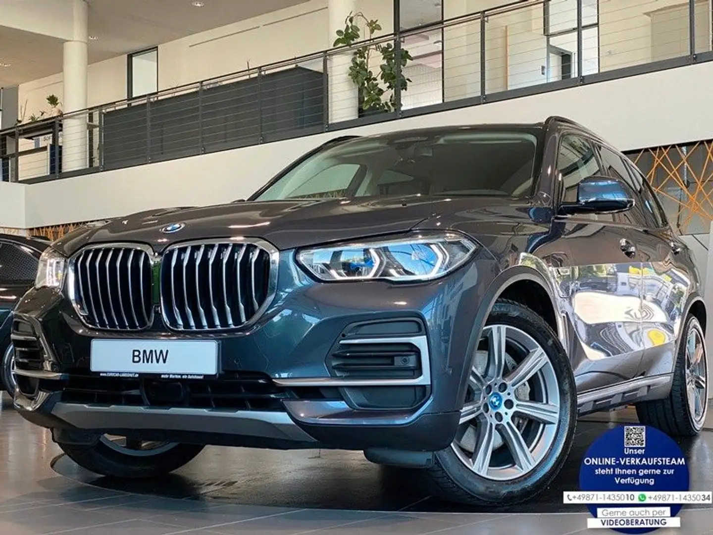 BMW X5 45e xLine Shadow Laser SurrView HUD ACC AHK Grau - 1