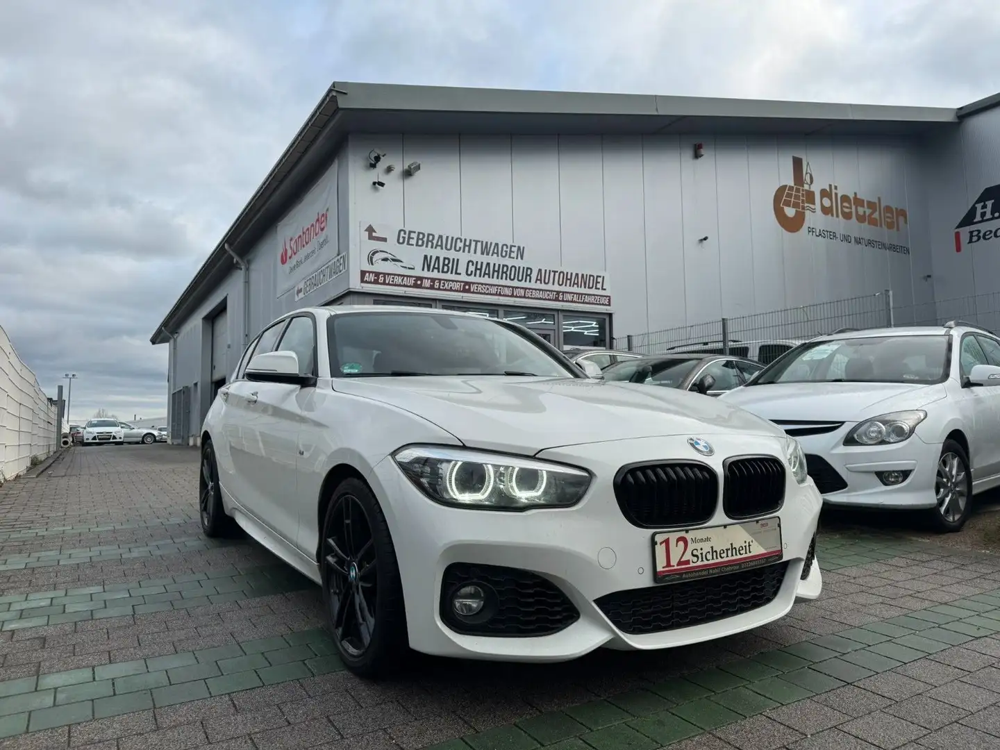 BMW 118 i M Sport Shadow Navi Led Sitzheizung Blanc - 1
