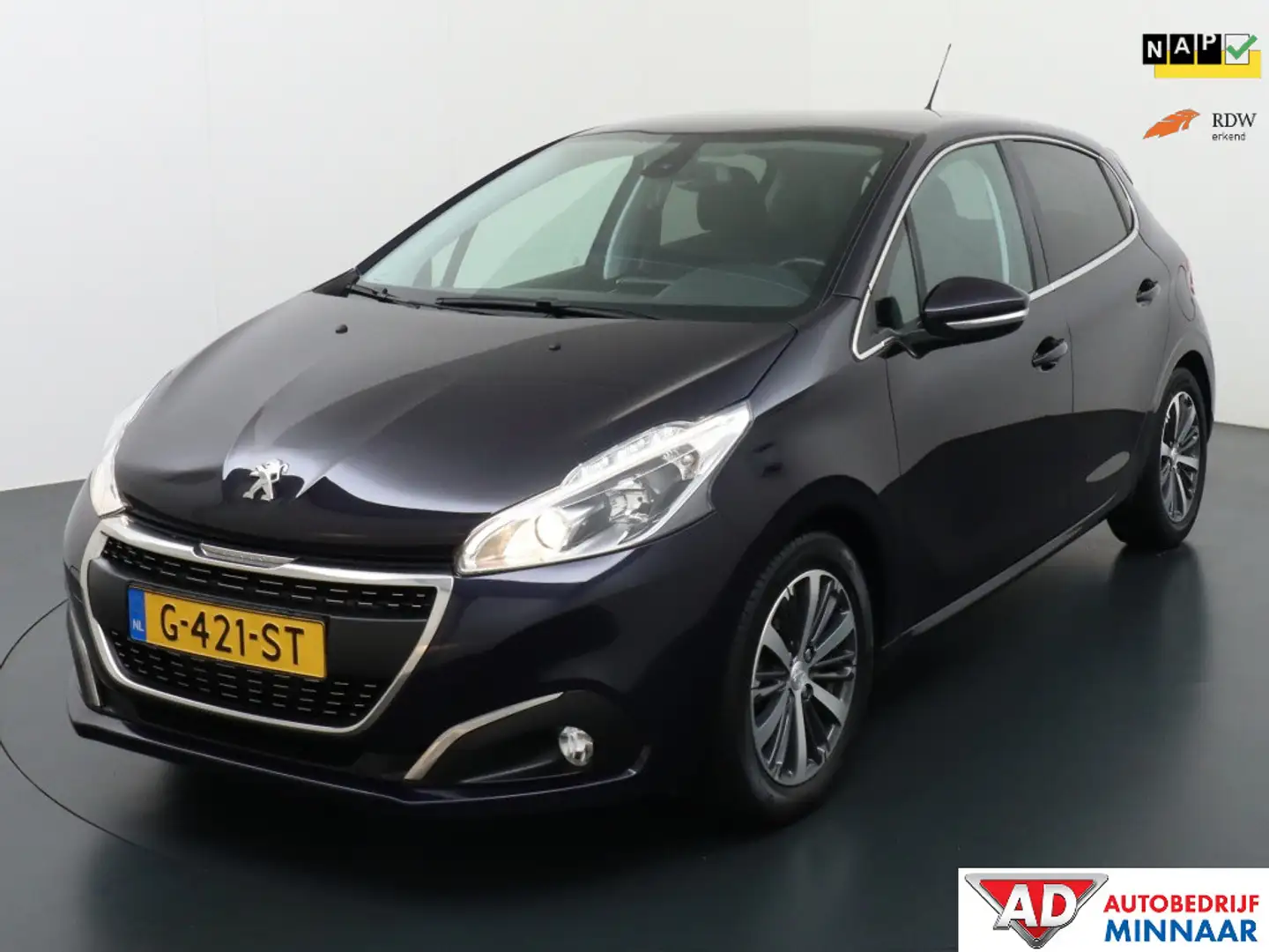 Peugeot 208 1.2 PureTech Allure Blau - 1