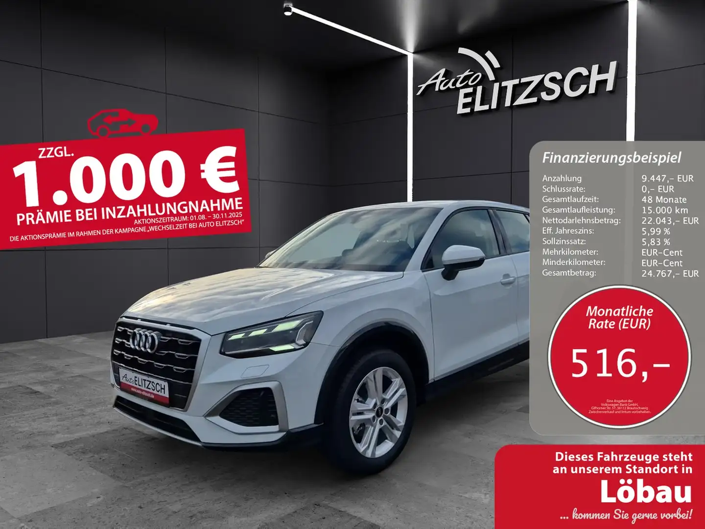 Audi Q2 35 TFSI advanced Matrix Sportsitze Weiß - 1