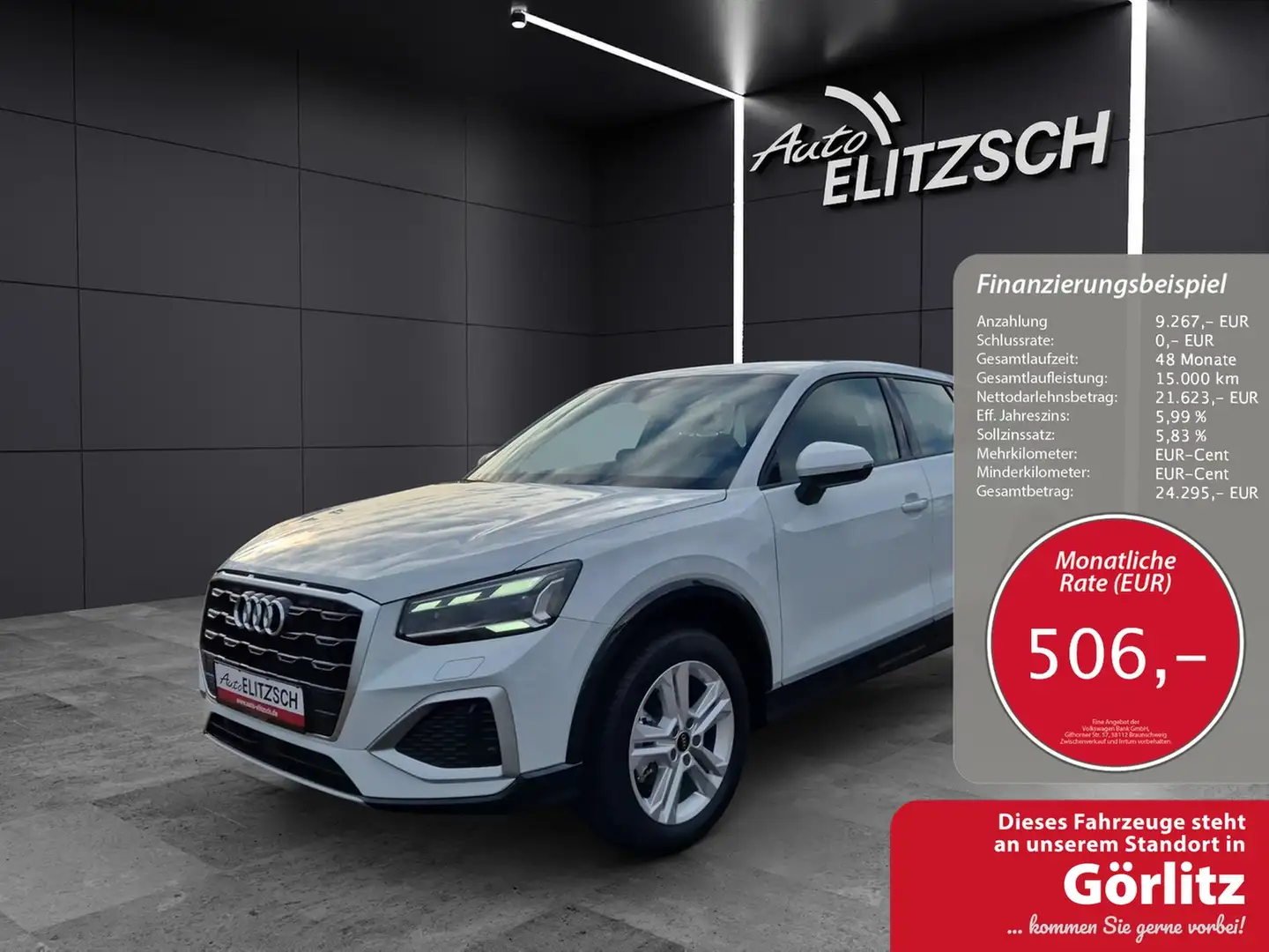 Audi Q2 35 TFSI advanced Matrix Sportsitze Weiß - 1