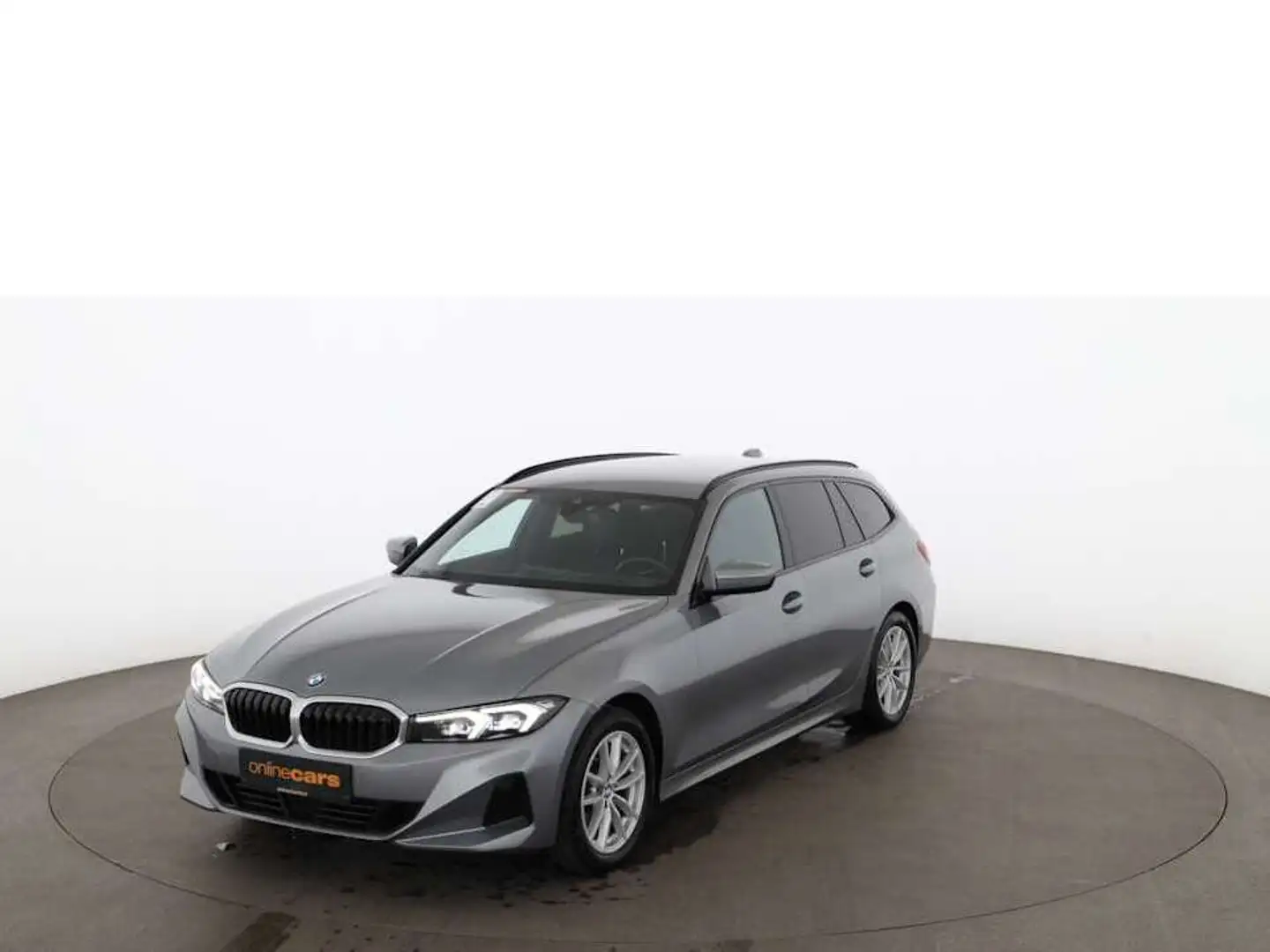 BMW 318 d Touring Aut LED AHK HEAD-UP STANDHZG LEDER Grau - 1
