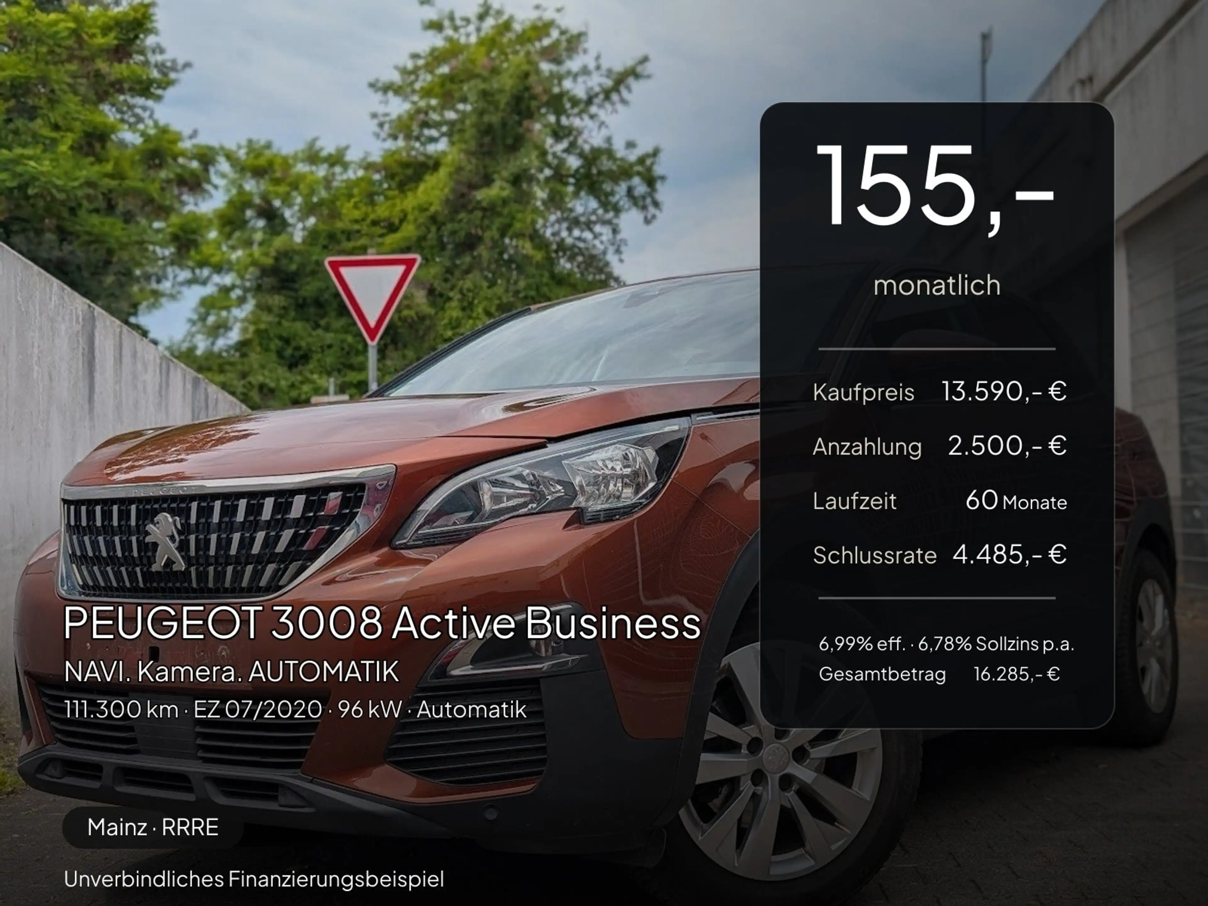 Peugeot 3008 3008 Active Business NAVI. Kamera. AUTOMATIK — photo 2