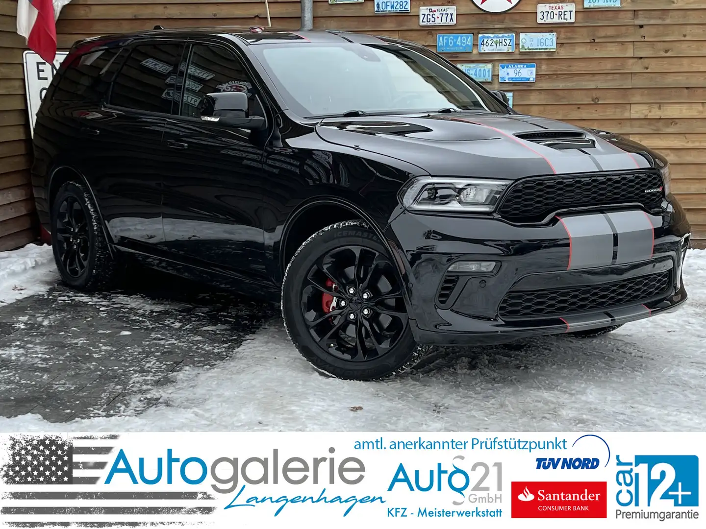 Dodge Durango 5,7L V8 BLACKTOP 4x4 7S. LPG Schiebed. Schwarz - 1
