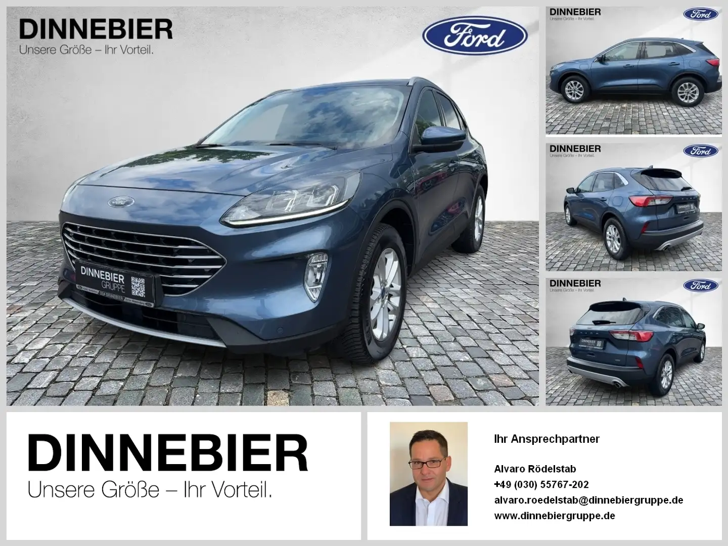 Ford Kuga Titanium Navigation+Kamera+Winterpaket Blau - 1