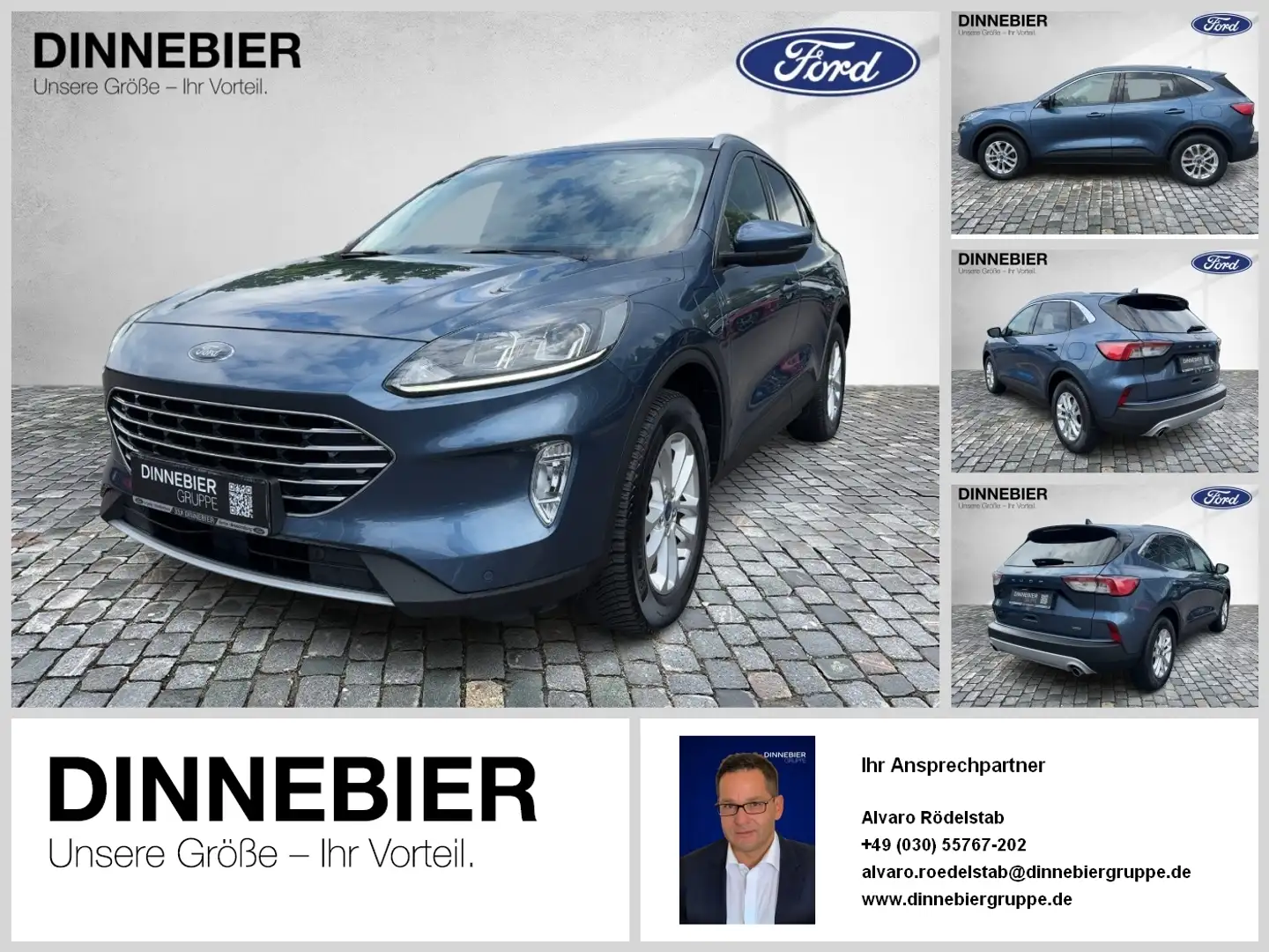 Ford Kuga Titanium Navigation+Kamera+Winterpaket Azul - 1