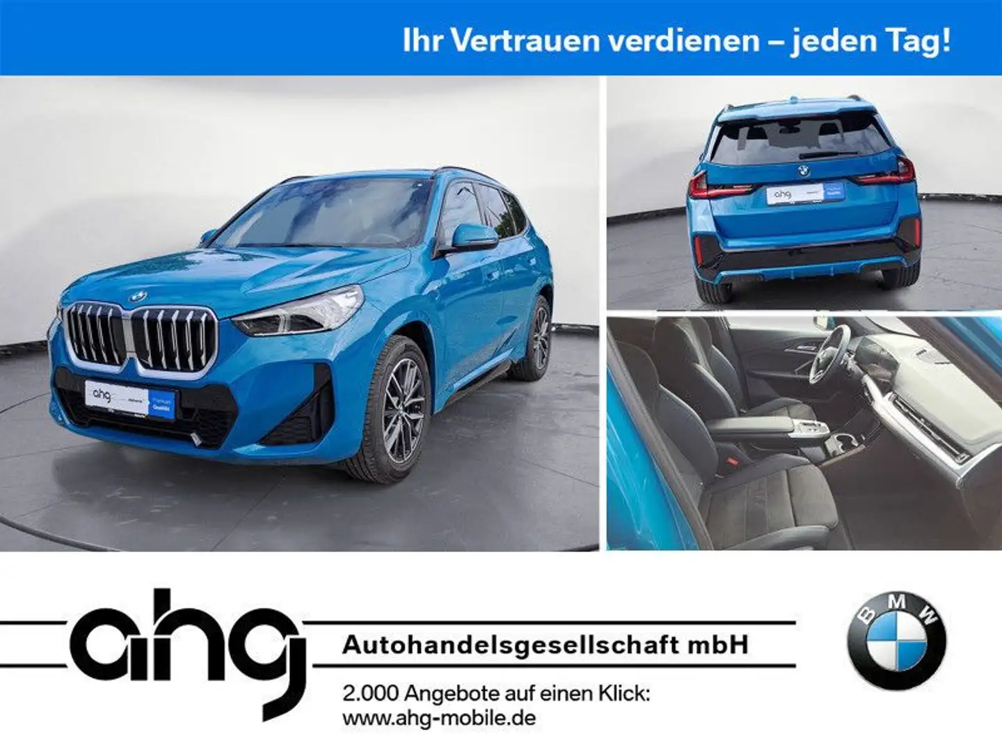 BMW X1 sDrive18i Steptronic M Sportpaket AHK Blau - 1