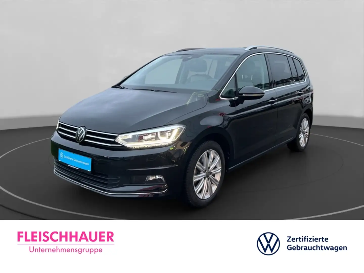 Volkswagen Touran Highline DSG+NAVI+LED+DAB+SHZ+ACC Schwarz - 1
