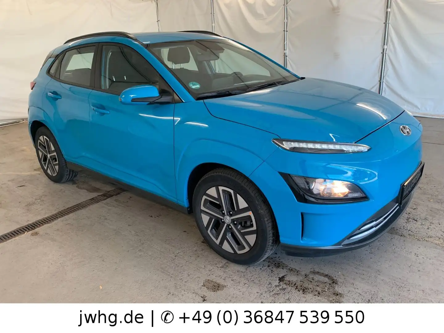 Hyundai Kona Elektro 64kWh ACC Kam VirtualCockp Bleu - 2