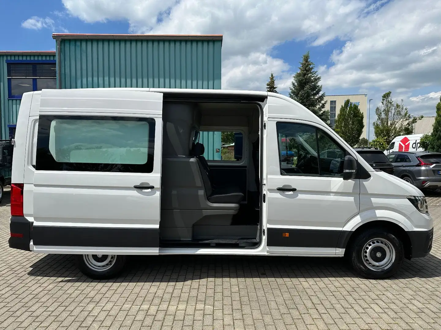 Volkswagen Crafter 35 PLUS DOKA MIXTO L2H2/1.HAND+6-SITZER Weiß - 1