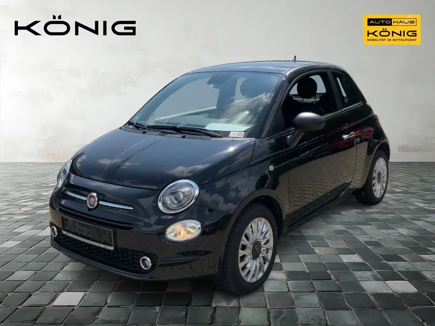 Fiat 500 MY23 1.0 Mild Hybrid Klima&Sound Schwarz - 1