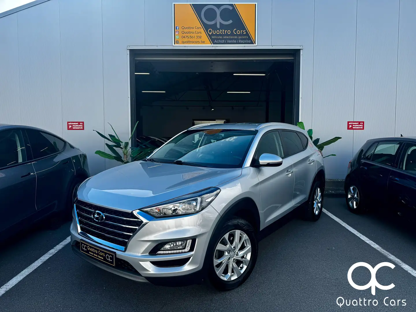 Hyundai TUCSON 1.6 Diesel - Gps - Camera - Car play - Siege chauf Gris - 1