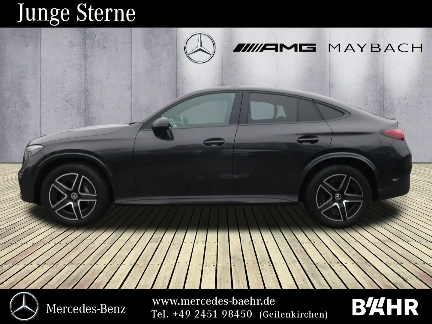 Mercedes-Benz GLC 220 GLC 220 d 4M Coupé AMG+Night/Distronic/RFK/LMR19 Grau - 2