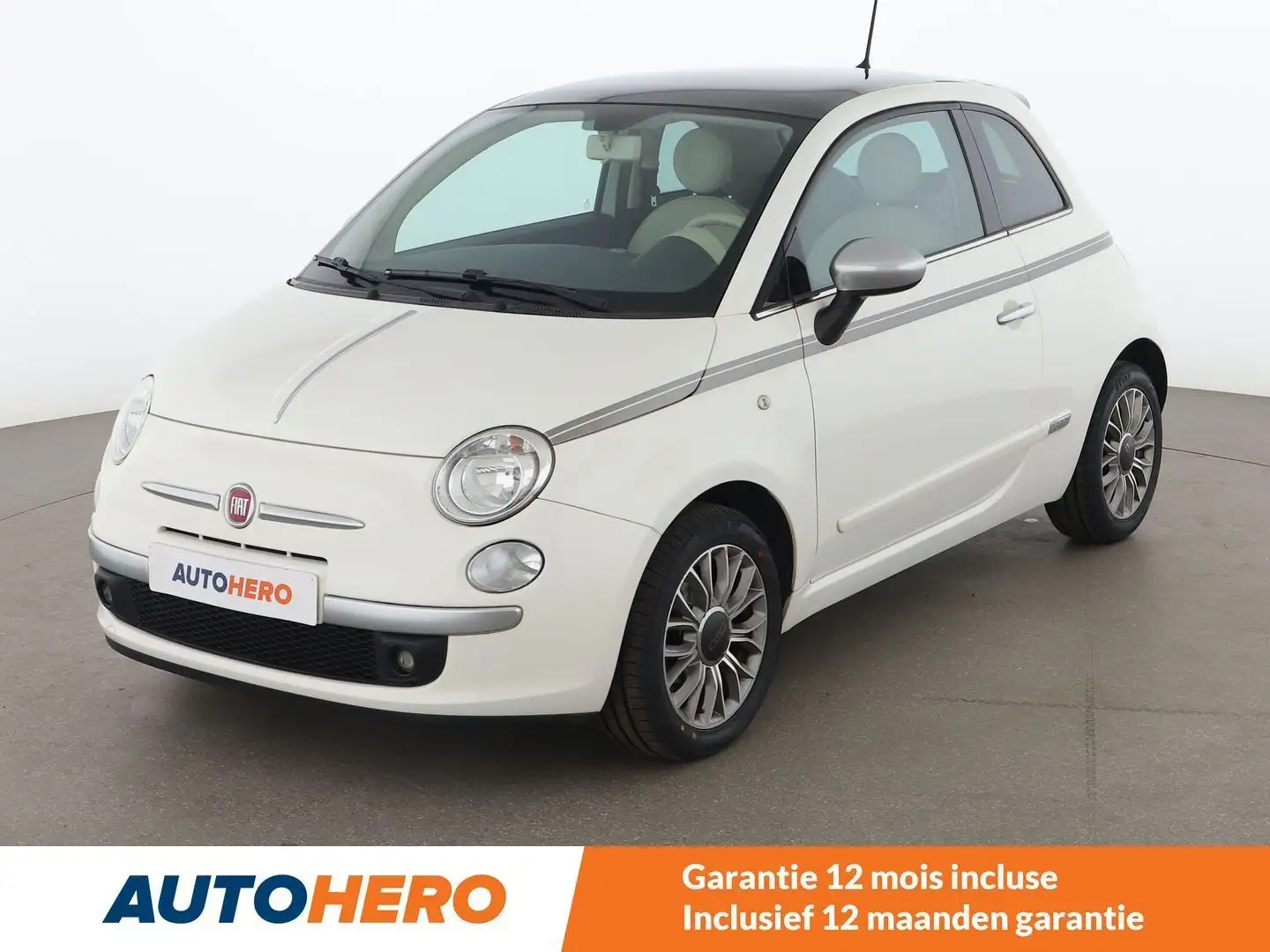Fiat 500 1.2 Lounge Blanc - 1