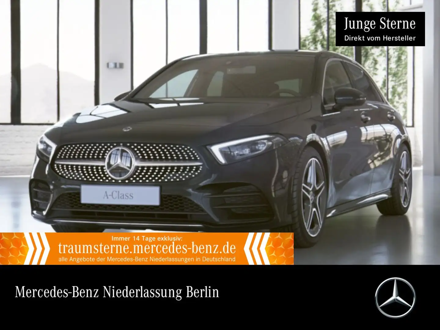 Mercedes-Benz A 250 e AMG+MULTIBEAM+KAMERA+TOTW+KEYLESS+8G Schwarz - 1