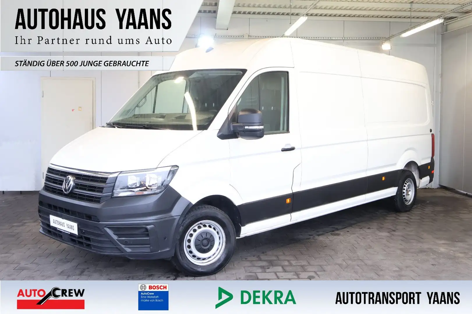 Volkswagen Crafter Kasten 35 lang Hochdach PDC+KAM+BT Weiß - 1