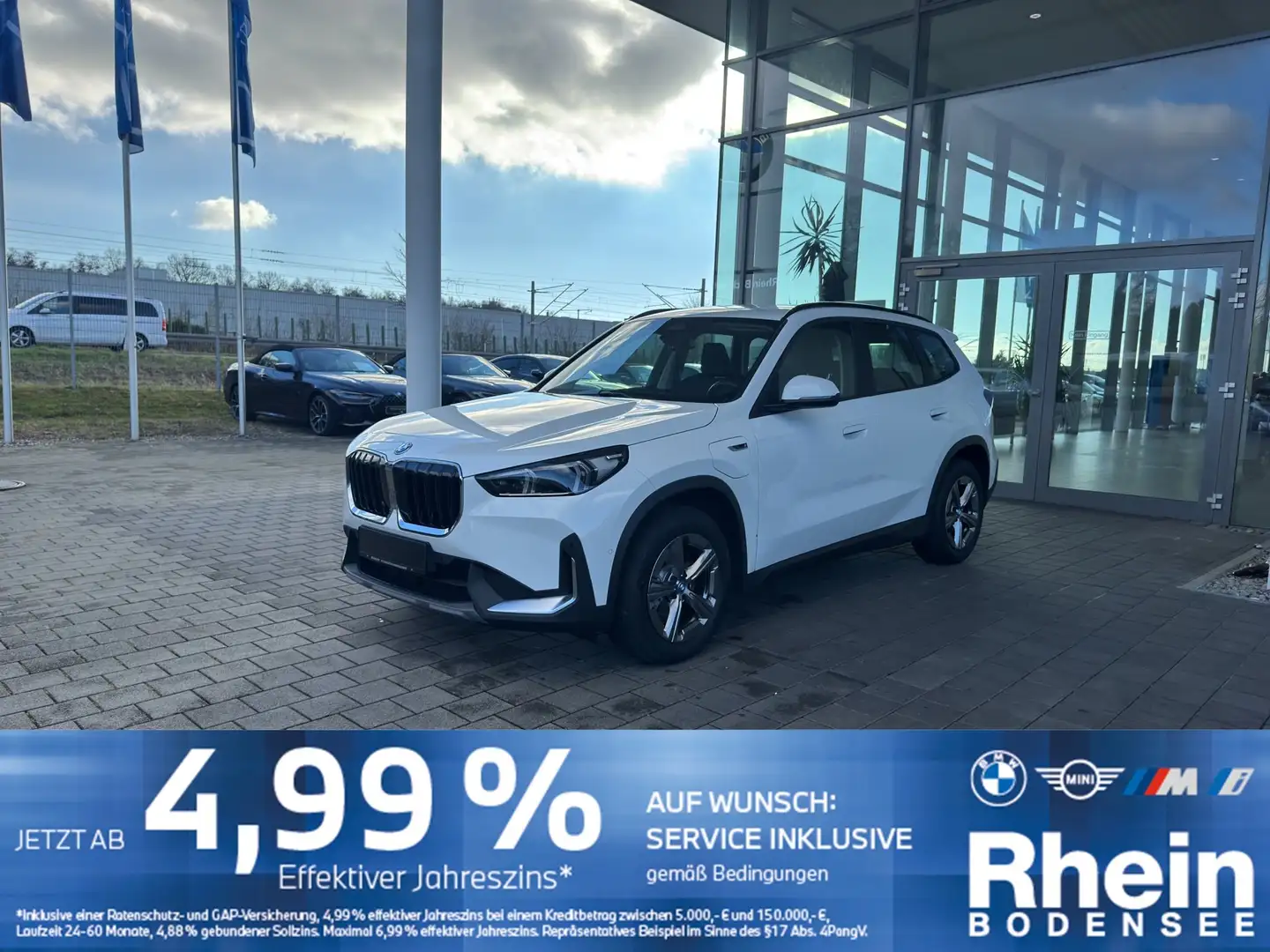 BMW X1 xDrive25e AHK Komfortzugang Ad. LED Sportsitz Weiß - 1