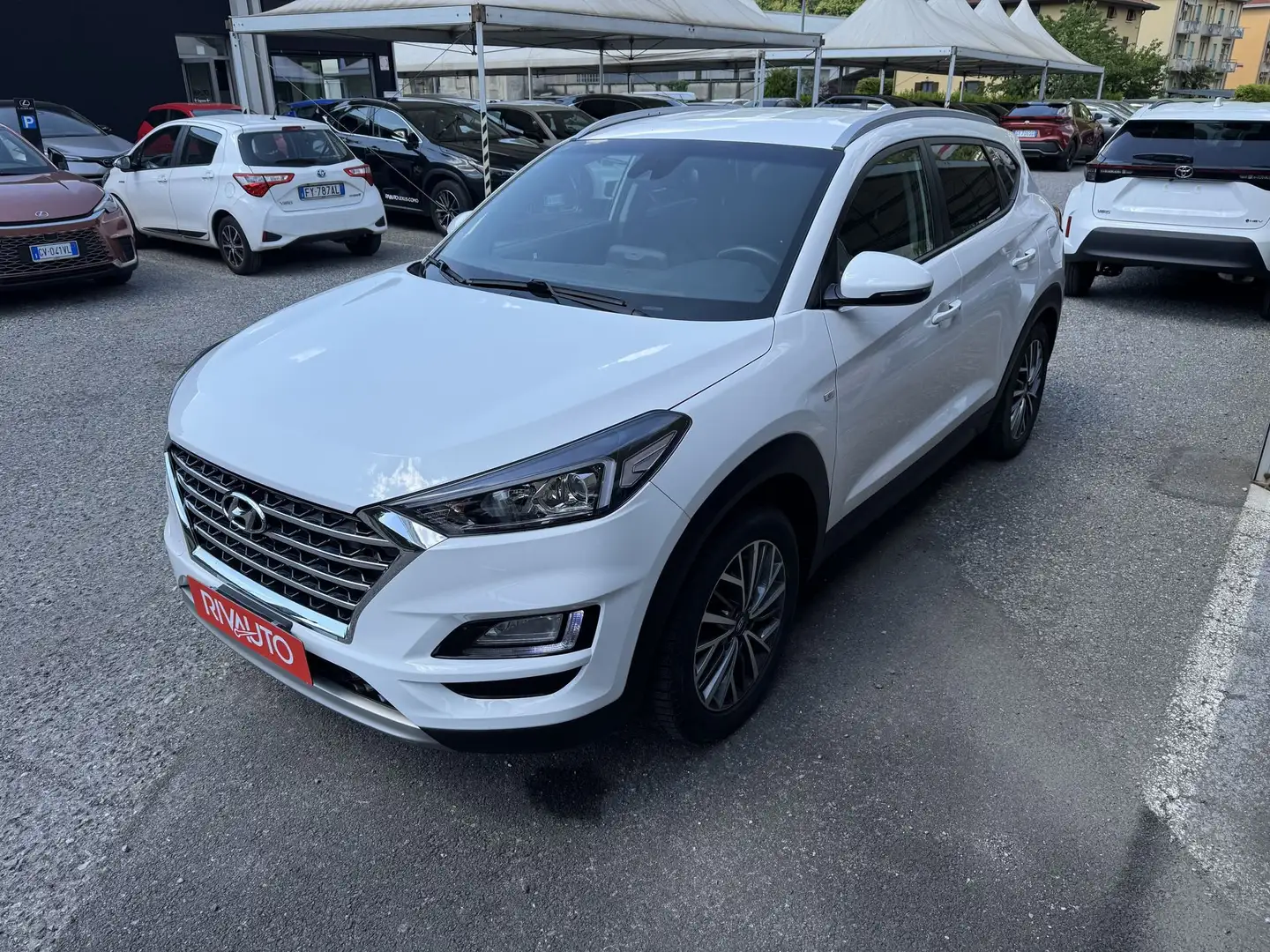 Hyundai TUCSON 1.6 CRDi 48V XPrime Blanc - 1