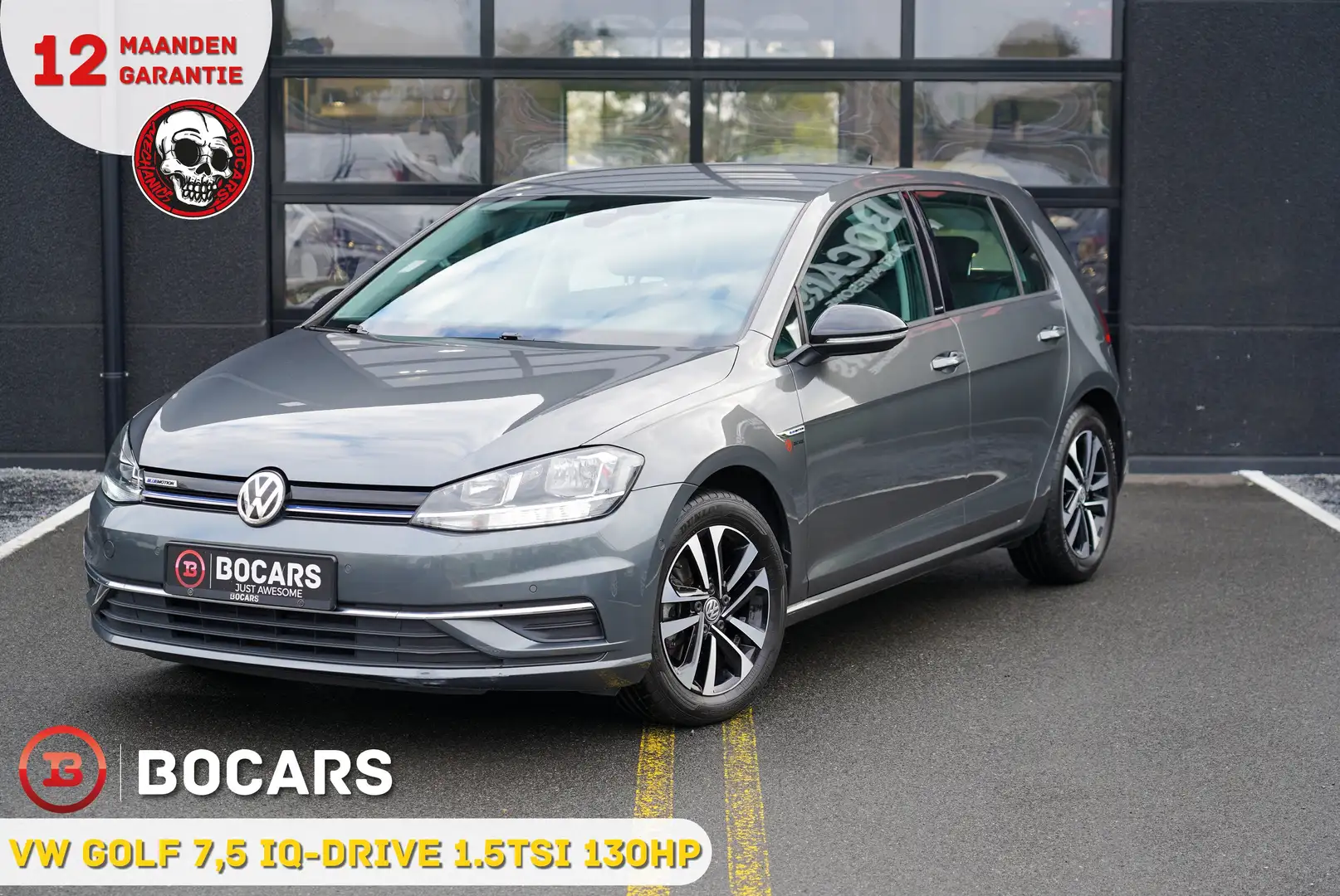 Volkswagen Golf 1.5TSI 130pk IQ.Drive|Camera|BlindSpot| TREKHAAK Grijs - 1