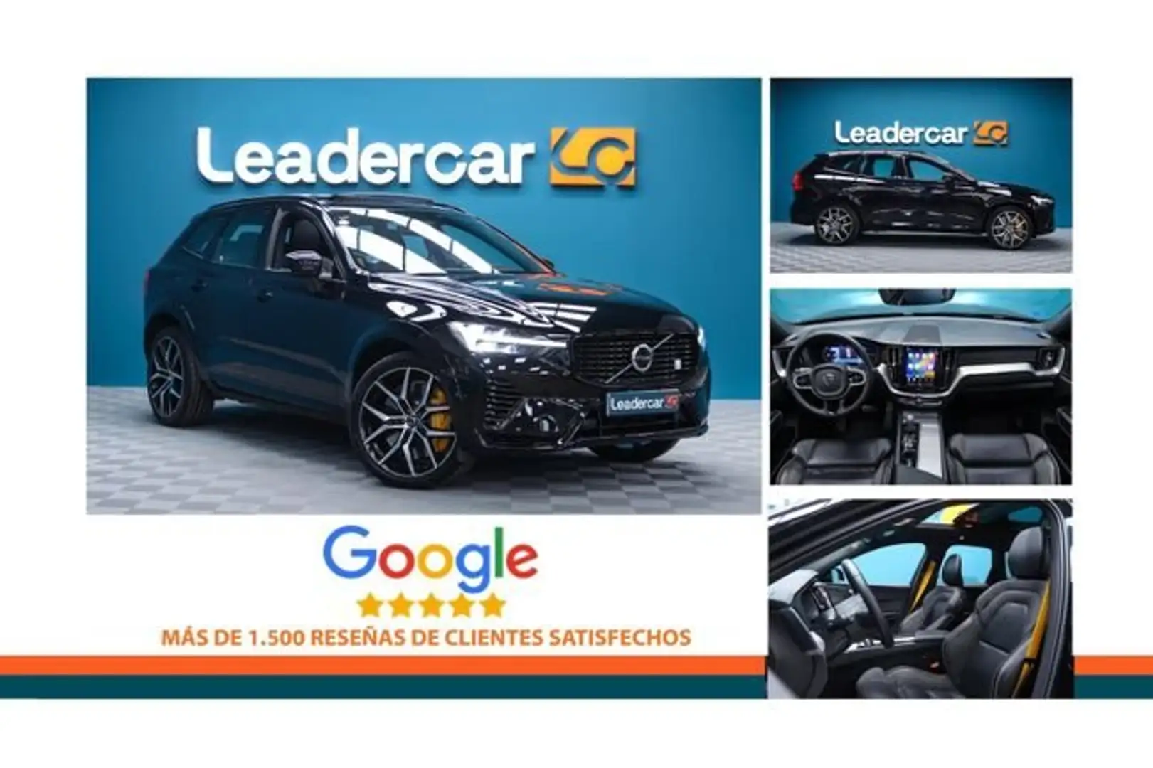 Volvo XC60 2.0 T8 AWD Recharge Polestar Auto Negro - 2