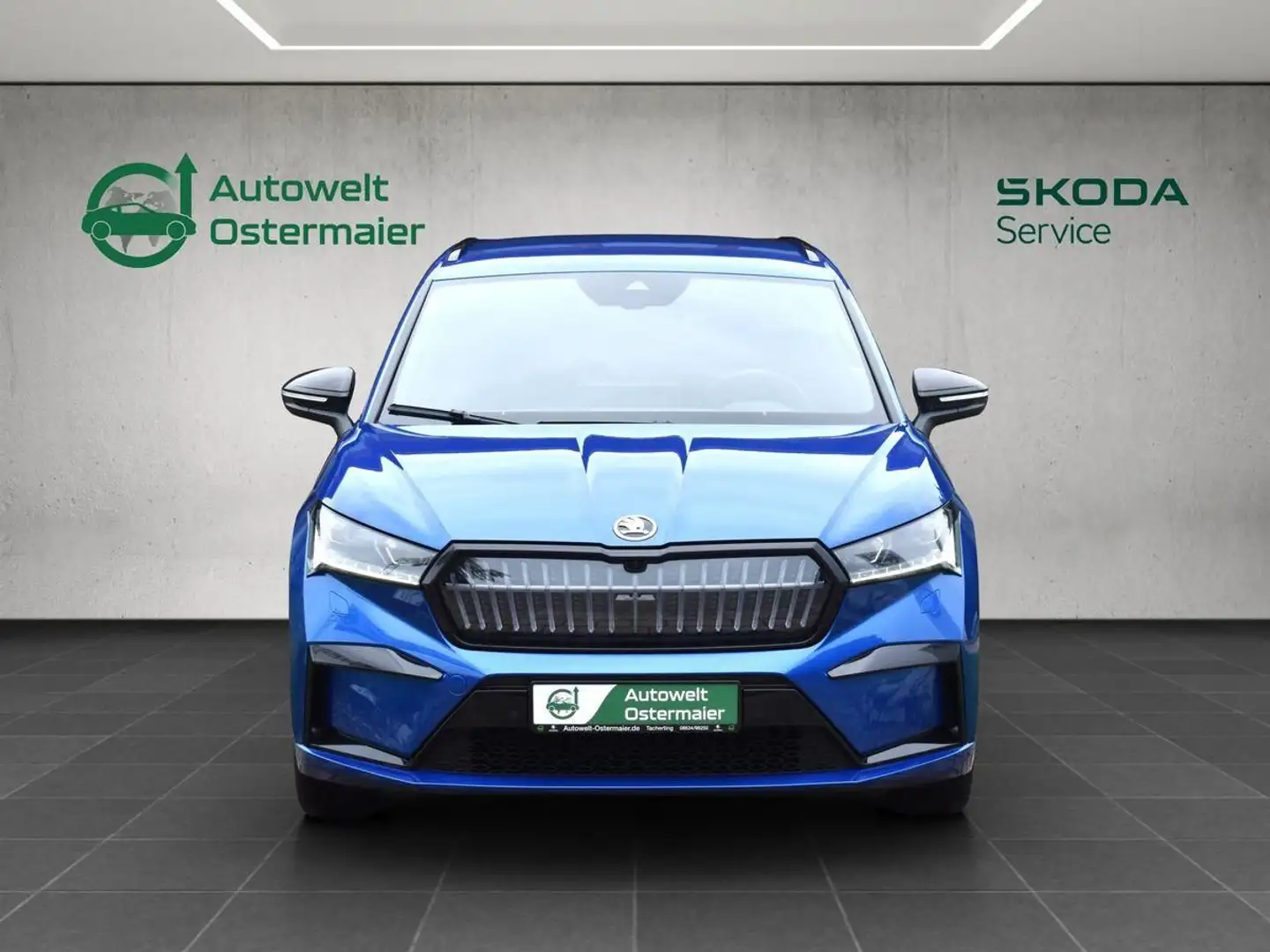 Skoda Enyaq 80x Sportline*AHK*Allrad*MwSt*ACC Azul - 2