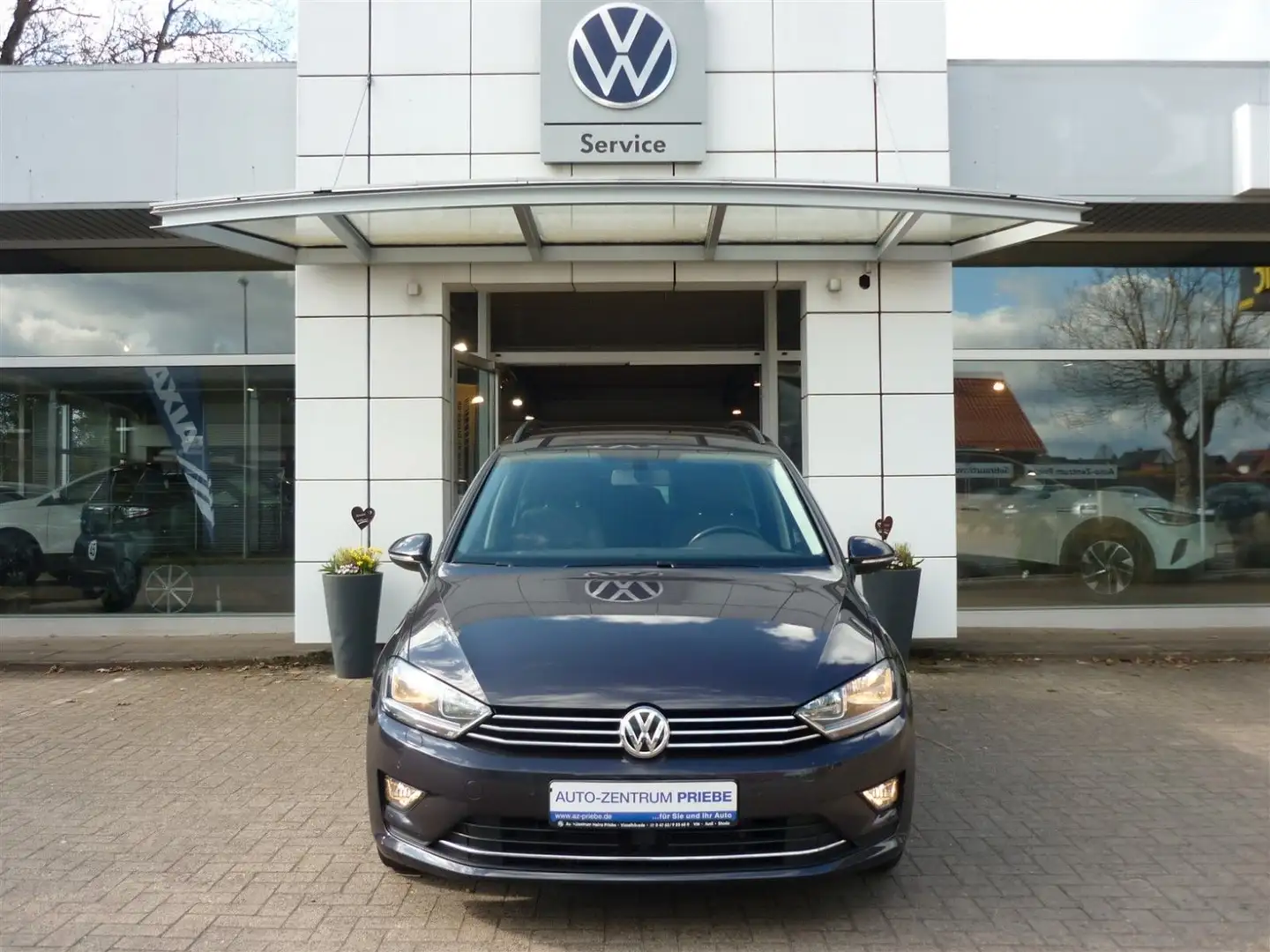 Volkswagen Golf Sportsvan Allstar 1,2l TSI+GRA+AHK+Sitzh. Gris - 2